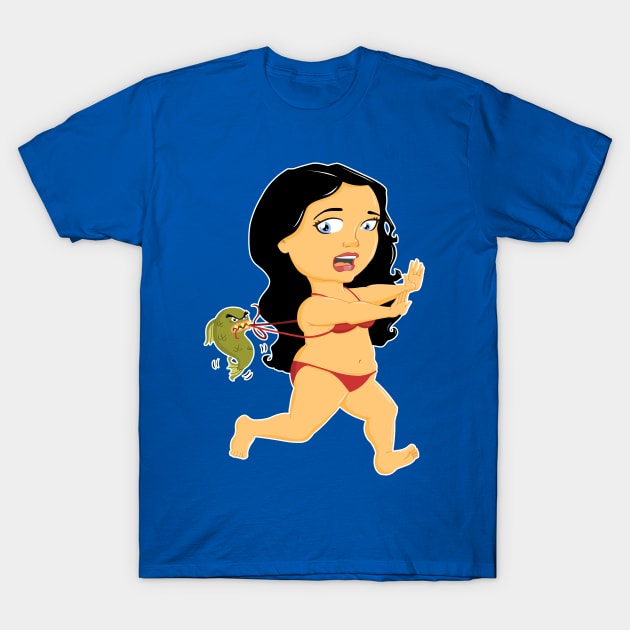 Bikini Trouble T-Shirt by scoffin